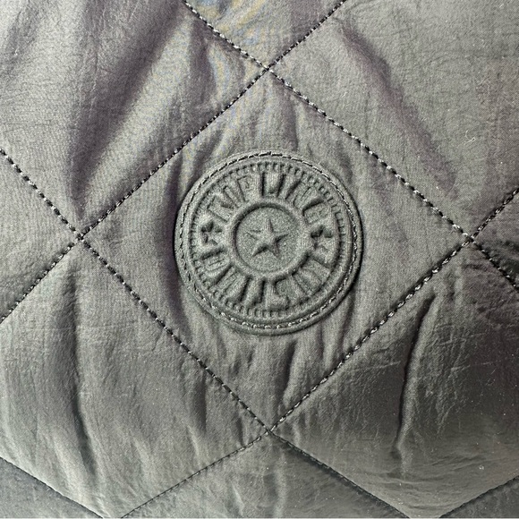 NEW! Kipling Large Colissa Quilted Black Laptop Tote - Picture 6 of 11